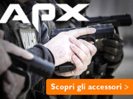 Beretta Apx: già disponibili le fondine e i kit impugnatura e dorsalini Beretta APX