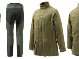 Beretta veste la caccia: pantaloni Light 4 Way Stretch e giaccone linea St James beretta abbigliamento da caccia