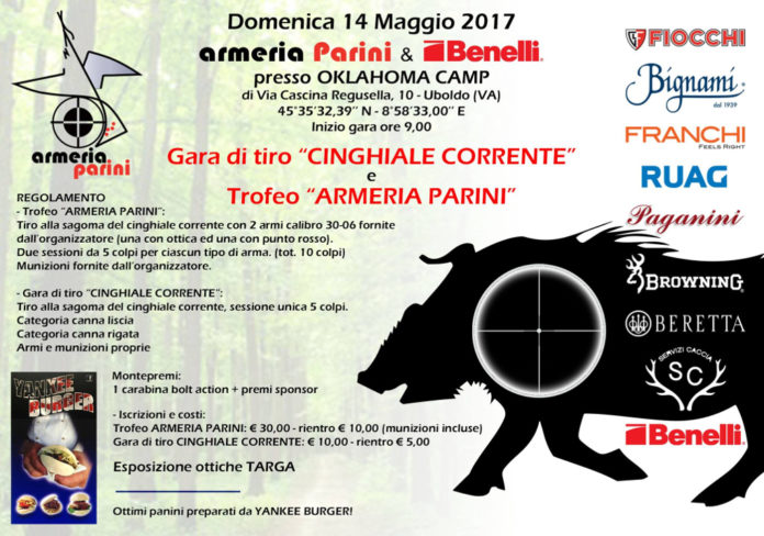 Gara di tiro cinghiale corrente e Trofeo Armeria Parini Gara di tiro cinghiale corrente e Trofeo Armeria Parini