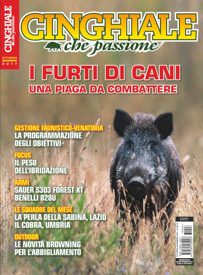 Cinghiale che Passione ottobre novembre 2017 Cinghiale che Passione ottobre novembre 2017