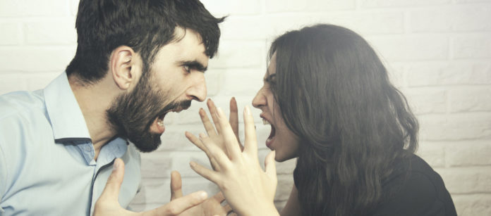Angry couple Angry couple