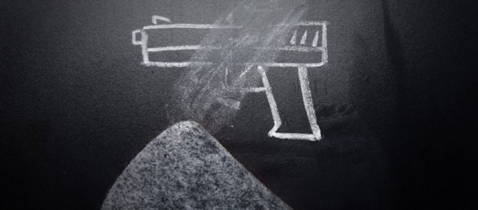 No gun blackboard