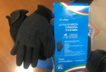 Guanti antitaglio dal SAP ai poliziotti Sap di Pistoia guanti antitaglio