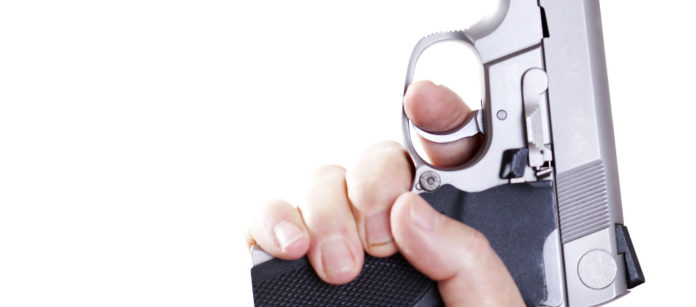 Handgun upwards