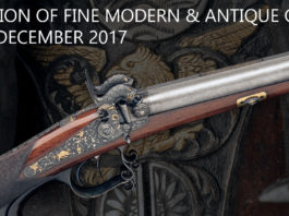 Il 14 dicembre l’ultima asta di Holt’s per il 2017 È stata fissata al 14 dicembre 2017 l’ultima auction dell’anno solare da parte della casa d’aste Holt’s, che batte armi fini moderne e antiche.