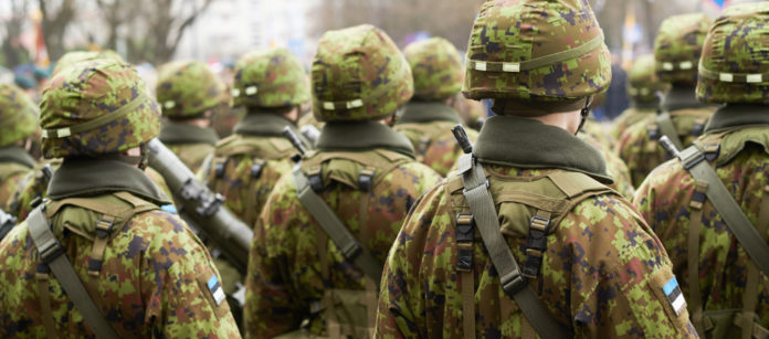 Estonia soldier Estonia soldier
