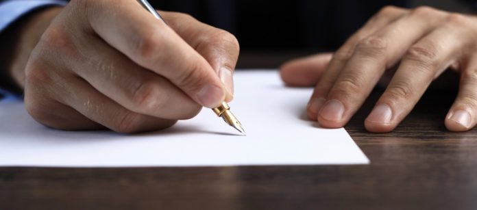 Hand signature
