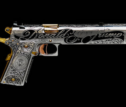 Jesse James 1911 Donald Trump, l’arma custom per Mr. President Jesse James 1911 Donald Trump (1)