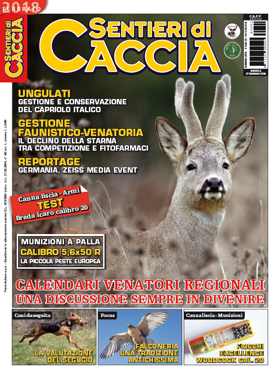 Sentieri di Caccia febbraio 2018 Sentieri di Caccia febbraio 2018