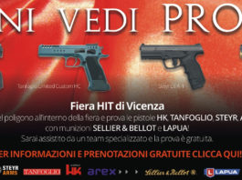 Pistole da provare in poligono a Hit 2018
