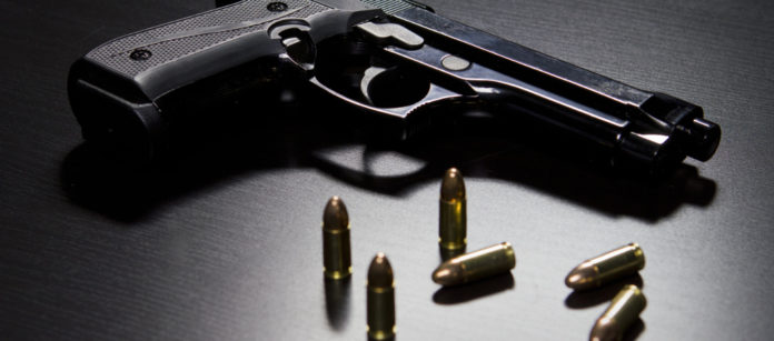 Gun with bullets Gun with bullets