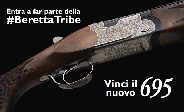 Il concorso Beretta mette in palio un sovrapposto 695 calibro 12 concorso Beretta sovrapposto 695 calibro 12