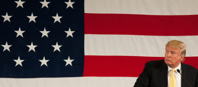 Donald Trump flag Donald Trump flag