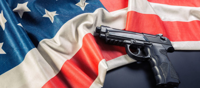 Gun us flag