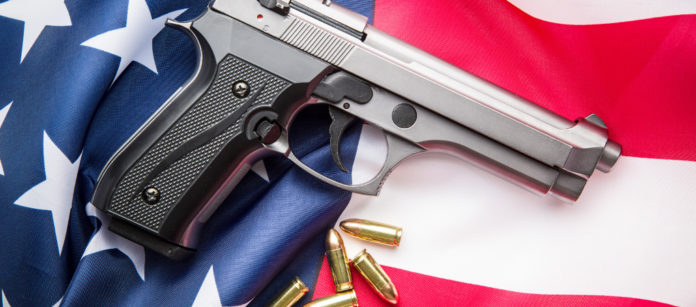 Illinois gun us flag Illinois gun us flag