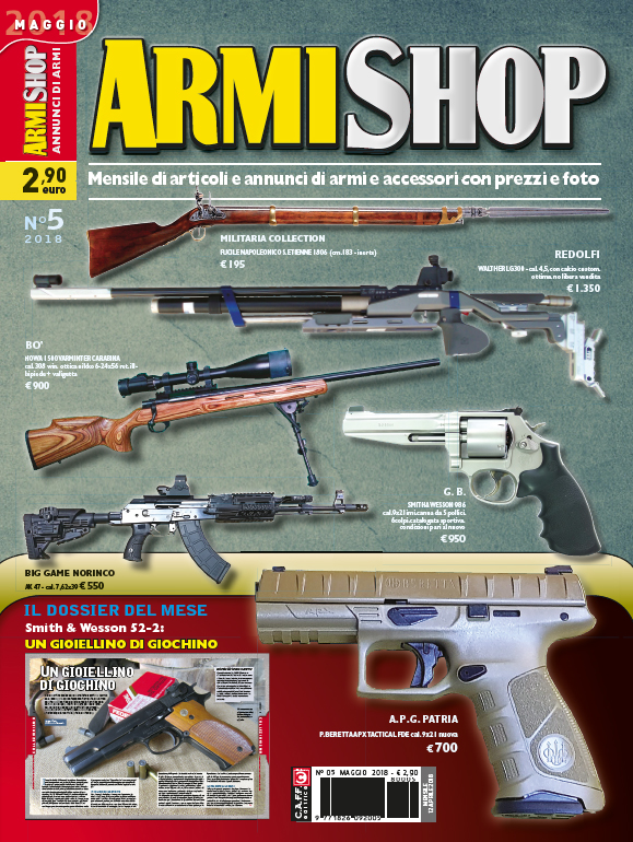 Armi Shop maggio 2018 Armi Shop maggio 2018