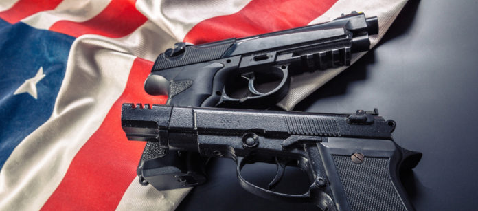 Gun us flag Gun us flag