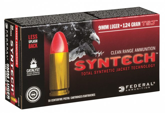 La potenza del polimero Federal amplia la linea di munizioni Syntech Federal Syntech cartucce per pistola