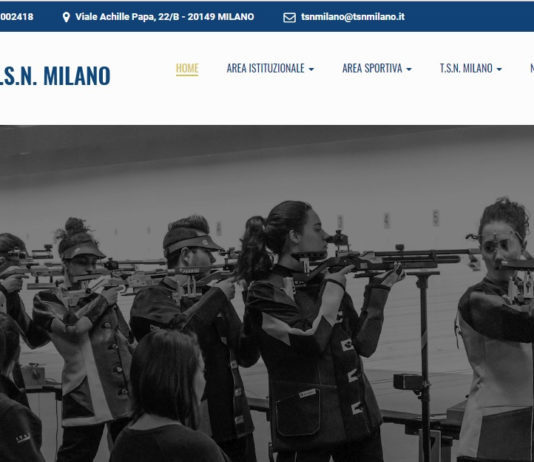 Online il sito del tiro a segno di Milano