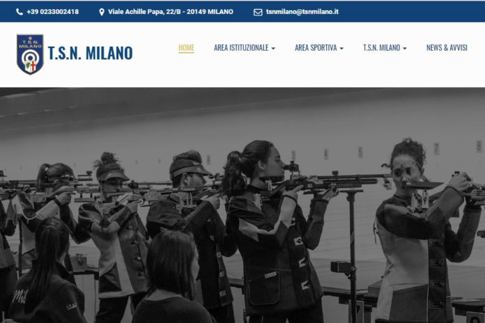 online il sito del tiro a segno di Milano