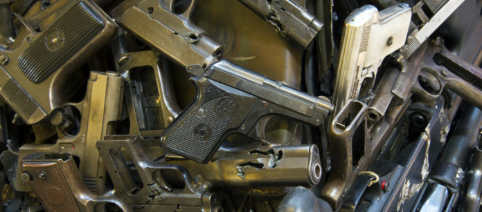 Pile of guns Pile of guns