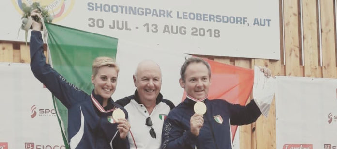 Rossi Pellielo campioni europei di fossa olimpica mista Rossi Pellielo campioni europei di fossa olimpica mista