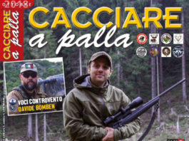 Cacciare a Palla ottobre 2018 in edicola dal 15 settembre Matteo Brogi e Davide Bomben sulla copertina di Cacciare a Palla ottobre 2018