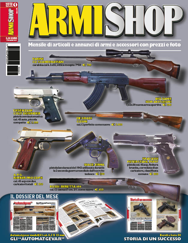 Armi Shop gennaio 2019 Armi Shop gennaio 2019