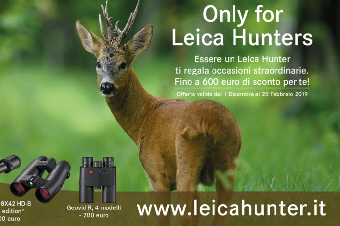 La promozione di Leica per chi vuole acquistare un'ottica da caccia La promozione di Leica per chi vuole acquistare un'ottica da caccia