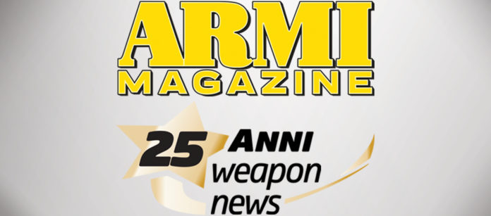Logo 25 anni di Armi Magazine
