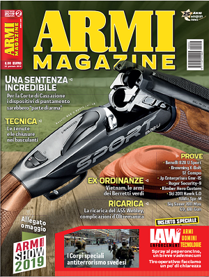 Copertina ArmiMagazine febbraio 2019 Copertina ArmiMagazine febbraio 2019