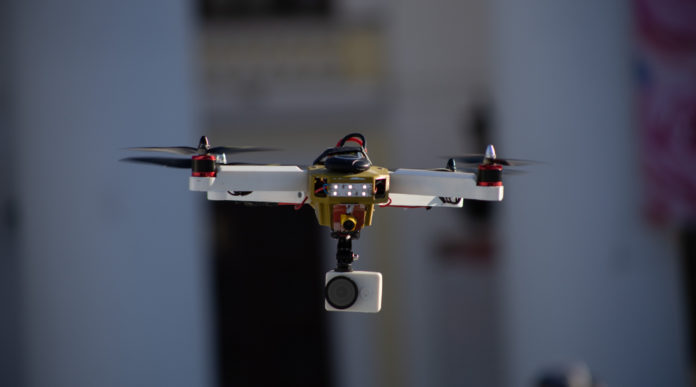tiro al drone, drone amatoriale tiro al drone, drone amatoriale