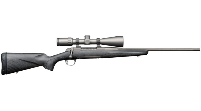 vista destra della carabina bolt action Browning X-Bolt Pro Carbon vista destra della carabina bolt action Browning X-Bolt Pro Carbon