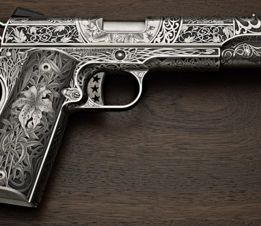 Cabot Oak Custom Le Nouveau, la pistola da collezione firmata Otto Carter pistola da collezione 1911 Cabot Oak Custom Le Nouveau
