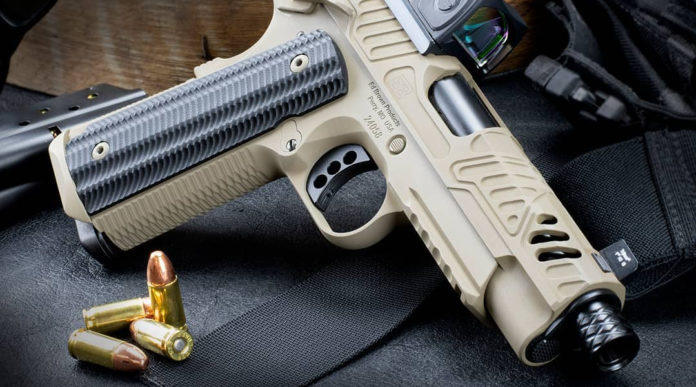 pistola in edizione limitata EB ZEV 2019 modello flat dark earth