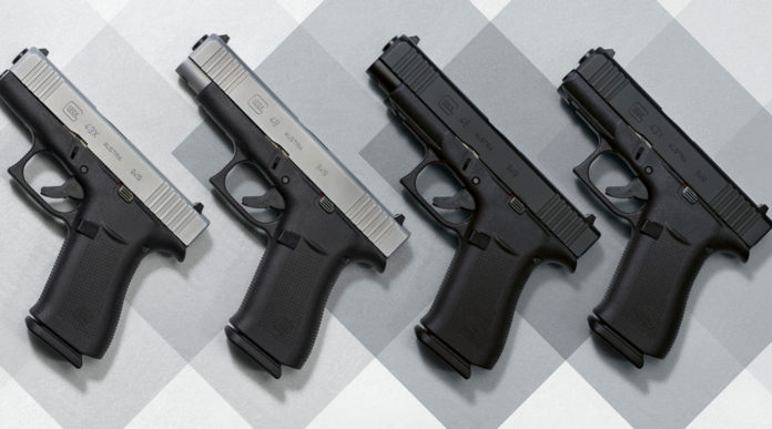pistole glock g43x e g48 argento e total black pistole glock g43x e g48 argento e total black