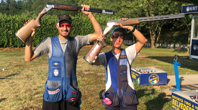 Leonardo Franceschini e Giulia Pintor campioni italiani di trap mixed team 2019 Leonardo Franceschini e Giulia Pintor campioni italiani di trap mixed team 2019