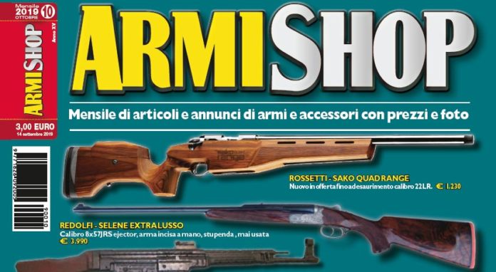 Armi Shop ottobre 2019 Armi Shop ottobre 2019