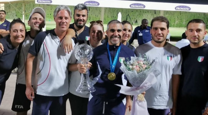 Coppa del Mondo di tiro a volo, due azzurri sul tetto del pianeta Coppa del Mondo di tiro a volo: Luigi Lodde con la Coppa di Cristallo