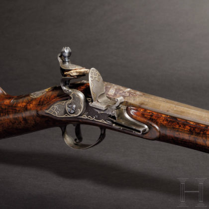 fucile ad acciarino proveniente dall&rsquo;armeria di Federico I di Prussia - asta di Hermann Historica