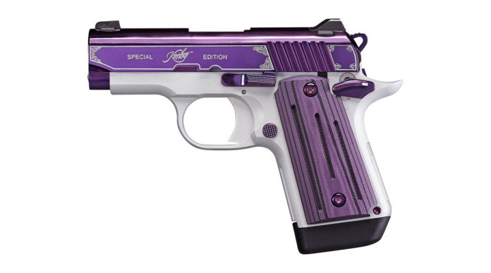 Kimber Micro 9 Amethyst, la pistola microcompatta (quasi) tutta viola Kimber Micro 9 Amethyst, pistola microcompatta viola