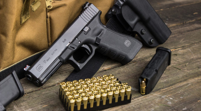 Pistole calibro 9x19 Parabellum in Italia, glock con munizioni