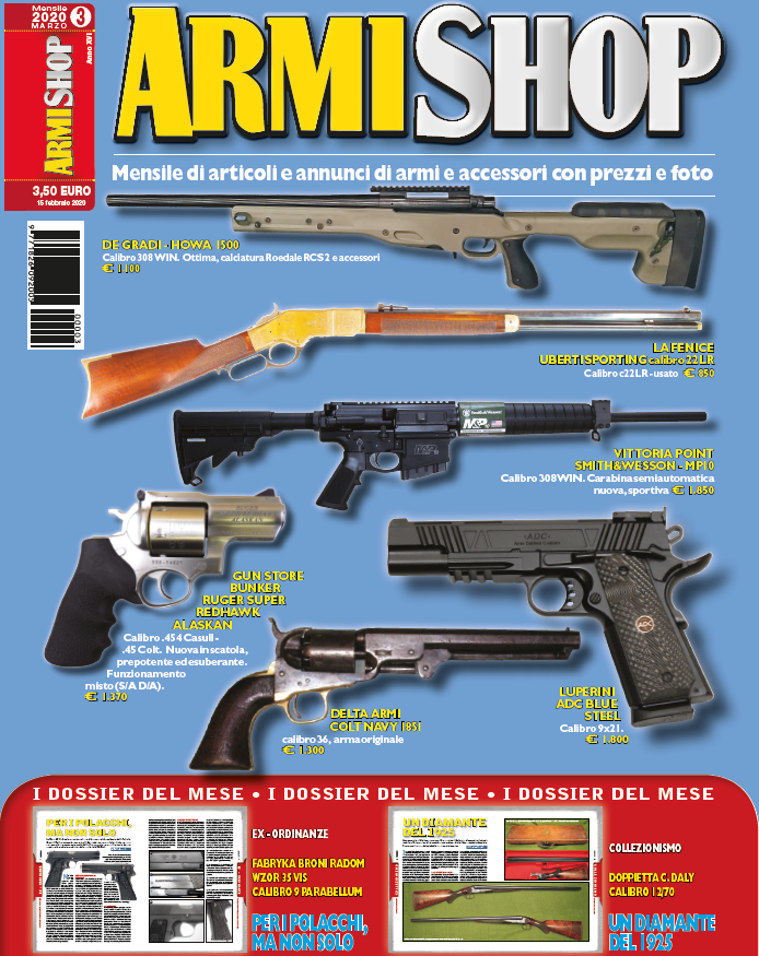 Armi Shop marzo 2020