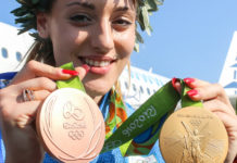 Si accende la fiamma olimpica: la prima tedofora sarà una tiratrice Anna Korakaki prima tedofora Tokyo 2020