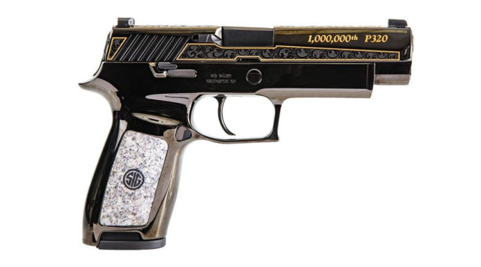 Un pezzo unico per celebrare la milionesima Sig Sauer P320 Un pezzo unico per celebrare la milionesima Sig Sauer P320