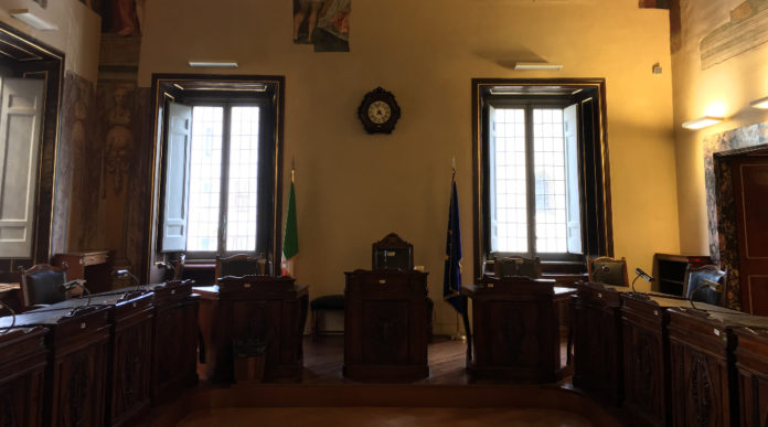 Rinnovo del porto d’armi un precedente sfavorevole dura a vita La sentenza del Consiglio di Stato rinnovo del porto d'armi: interno di palazzo spada, sede del consiglio di stato