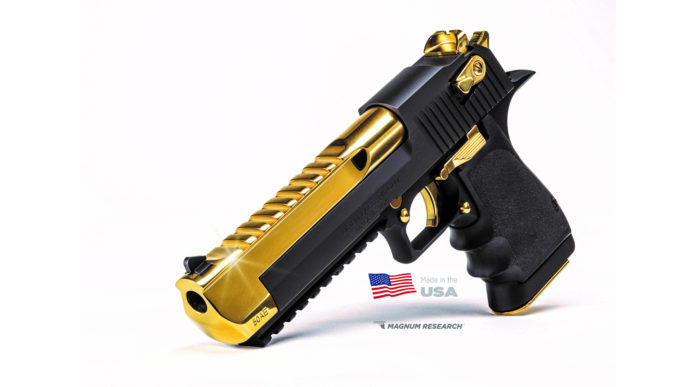Magnum Research Deagle Black & Gold, la pistola da collezione nero-oro sbarca in Europa Magnum Research Deagle Black & Gold, la pistola da collezione nero-oro sbarca in Europa
