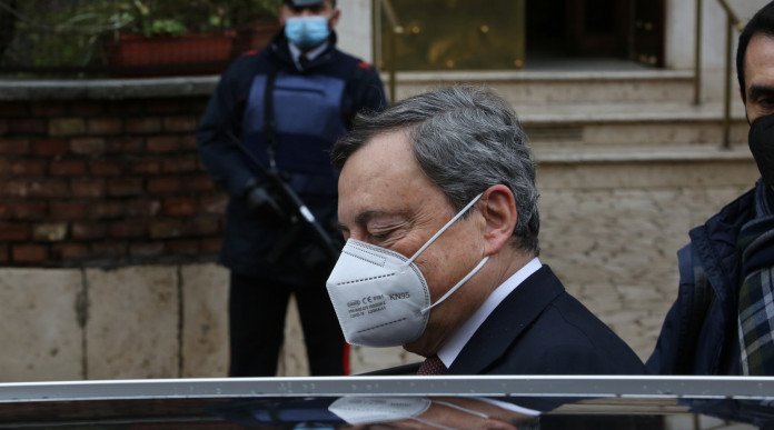 Giannini nuovo capo della polizia Giannini nuovo capo della polizia: Mario Draghi con mascherina