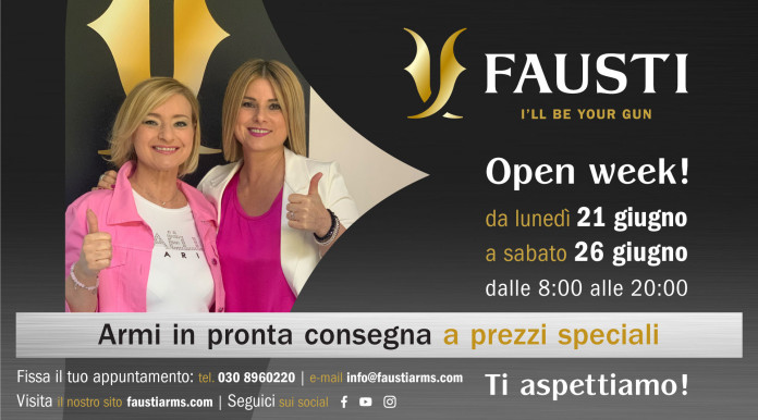 Settimana speciale per acquistare un’arma Fausti Settimana speciale per acquistare un’arma Fausti