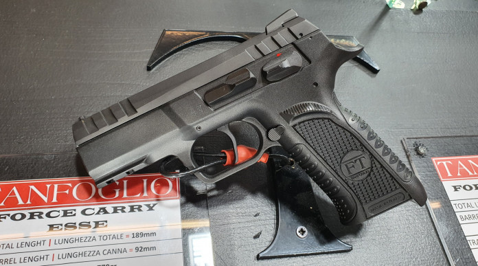 Tanfoglio Force Esse Carry, nuova pistola compatta 9x21 Imi e 9x19 Tanfoglio Force Esse Carry, nuova pistola compatta 9x21 Imi e 9x19